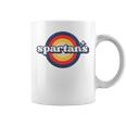Vintage Spartans High School Spirit Go Spartans Pride Coffee Mug