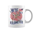 Wtf Is A Kilometer Skeleton Wear Firearms American Saying Coffee Mug