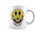 Y2k Smiling Skull Face Cyber Streetwear Graphic Coffee Mug