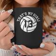 13 Volleyball Player That's My Girl Cheer Mom Dad Team Coach Coffee Mug Unique Gifts