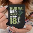 18Th Birthday Hurra Der Lauch Wird 18 Tassen Lustige Geschenke