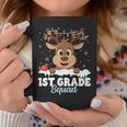1St Grade Teacher Christmas First Grade Squad Reindeer Xmas Coffee Mug Funny Gifts