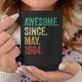 40 Years Old Awesome Since May 1984 40Th Birthday Coffee Mug Funny Gifts