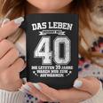 40Th Birthday Das Leben Beginnt Mit 40 Jahrenierzig Tassen Lustige Geschenke