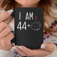 I Am 44 Plus 1 Middle Finger For A 45Th Birthday For Women Coffee Mug Unique Gifts
