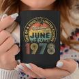 46 Years Old Vintage June 1978 46Th Birthday Women Coffee Mug Funny Gifts