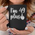 I Am 49 Plus Middle Finger Women Birthday Party Coffee Mug Unique Gifts