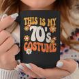 This Is My 70'S Costume Peace 70S Party Outfit Groovy Hippie Coffee Mug Personalized Gifts