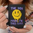 The 90S Made Me This Way Retro Nineties Rave Face 90S Coffee Mug Personalized Gifts