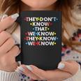 90'S Sitcom They Don't Know Friendship Coffee Mug Unique Gifts