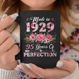 95 Year Old Made In 1929 Floral 95Th Birthday Women Coffee Mug Funny Gifts