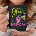 9Th B-Day Let's Glow It's My 9 Year Old Birthday Matching Coffee Mug Personalized Gifts