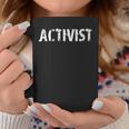 Activists Activist Activism Hobby Distressed Font Coffee Mug Unique Gifts