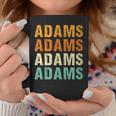 Adams Last Name Family Reunion Surname Personalized Coffee Mug Funny Gifts