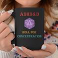Adhd&D Roll For Concentration Vintage Quote Coffee Mug Unique Gifts