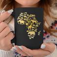 Africa Animal Map Silhouette African Coffee Mug Personalized Gifts