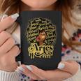 African American Birthday Afro Natural Hair Aries Girl Coffee Mug Unique Gifts