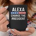 Alexa Change The President Quote With Usa Flag Coffee Mug Unique Gifts