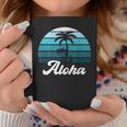 Aloha Hawaii Hawaiian Island Palm Beach Surfboard Surf Coffee Mug Unique Gifts