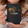 America Guitar Total Solar Eclipse 2024 Colorado Coffee Mug Unique Gifts