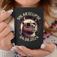 America Totality 40824 Retro Capybara Solar Eclipse 2024 Coffee Mug Personalized Gifts