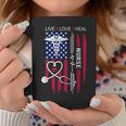 American Flag Nurse Day Week Nurse Nurse's Day Coffee Mug Unique Gifts