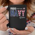 American Flag Proud Navy Sister Coffee Mug Unique Gifts