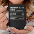 Anderson Island Washington Proud Nutrition Facts Coffee Mug Unique Gifts