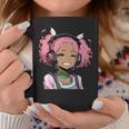 Anime And Music Black Girl Anime Merch Afro African American Coffee Mug Personalized Gifts