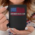 Anti Biden Social Club American Flag Retro Vintage Coffee Mug Unique Gifts
