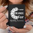 In April We Wear Orange Infertility Awareness Sunflower Coffee Mug Unique Gifts