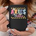 Aries Vibes Zodiac March April Birthday Astrology Groovy Coffee Mug Unique Gifts