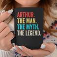 Arthur The Man The Myth The Legend For Arthur Coffee Mug Personalized Gifts