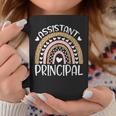 Assistant Principal Back To School First Day Rainbow Leopard Coffee Mug Funny Gifts
