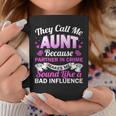 Aunt Bad Influence Rocking The Aunt Life Aunt Team Coffee Mug Unique Gifts