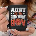 Aunt Basketball Birthday Boy Family Baller B-Day Party Coffee Mug Unique Gifts