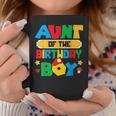 Aunt Of The Birthday Boy Game Gaming Family Matching Coffee Mug Funny Gifts