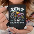 Aunt Of The Birthday Boy Monster Truck Birthday Party Coffee Mug Unique Gifts