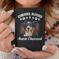 Australian Shepherd Stressed Blessed Aussie Lustig Besitzer Tassen Lustige Geschenke