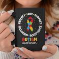 Autism Awareness Respect Love Support Acceptance Inclusion Coffee Mug Funny Gifts