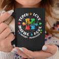 Autism Awareness Teach Hope Love Inspire Teacher Coffee Mug Funny Gifts