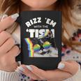 Autism Rizz Em With The Tism Meme Autistic Cat Rainbow Coffee Mug Funny Gifts
