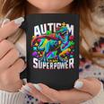 Autism Is My Superpower Autism Awareness T-Rex Coffee Mug Unique Gifts