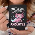 Axolotl Kawaii Just A Girl Who Loves Axolotls Coffee Mug Unique Gifts