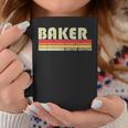 Baker Job Title Profession Birthday Worker Idea Coffee Mug Unique Gifts