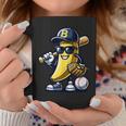 Banana Playing Baseball Fruit Lover Baseball Player Coffee Mug Personalized Gifts