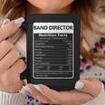 Band Director Nutrition Facts Sarcastic Graphic Coffee Mug Unique Gifts