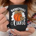 Basketball Aunt Leopard Heart Auntie Mother's Day Coffee Mug Unique Gifts