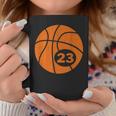 Basketball Player Jersey Number 23 Graphic Coffee Mug Unique Gifts