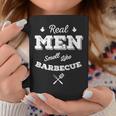 Bbq Grilling Real Men Smell Like Barbecue Dad Coffee Mug Unique Gifts